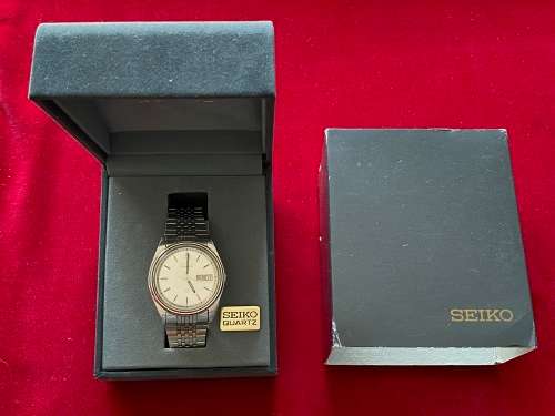 Seiko Quartz Watch 8223-8080 Men`s, vintage, from the 70s/80s, rare, collectors item