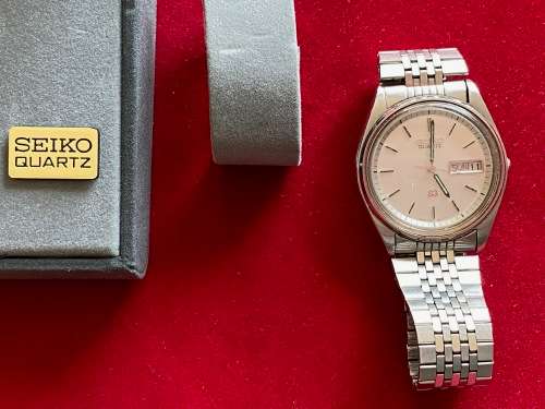 Seiko Quartz Watch 8223-8080 Men`s, vintage, from the 70s/80s, rare, collectors item