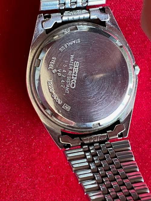 Seiko Quartz Watch 8223-8080 Men`s, vintage, from the 70s/80s, rare, collectors item