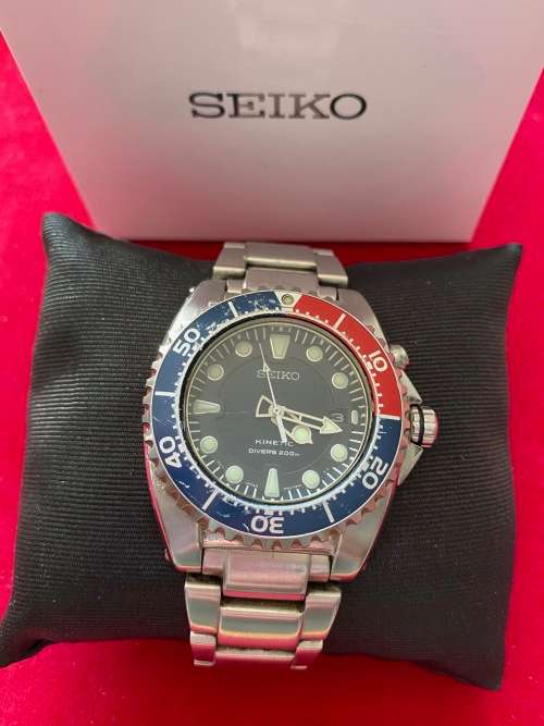 Seiko Kinetic Diver 200 5M62 OBLO,Scuba Diver`s 200m, rare, collectors item Price Reduced !!!