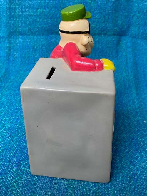 Panzerknacker, Disney, figure, money saving box from the 80s , secondhand, collectors item