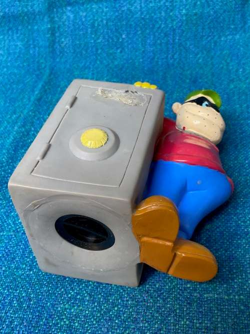Panzerknacker, Disney, figure, money saving box from the 80s , secondhand, collectors item