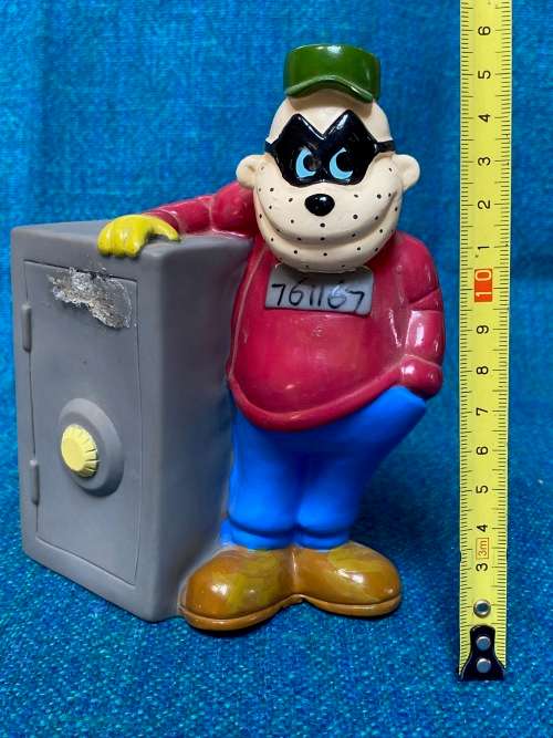 Panzerknacker, Disney, figure, money saving box from the 80s , secondhand, collectors item