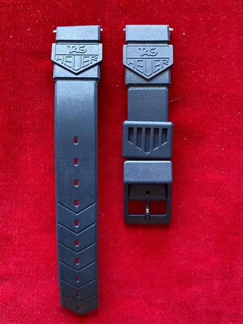 Tag Heuer Formula 1, silicon strap blue vintage, rare, collectors item, from 1985