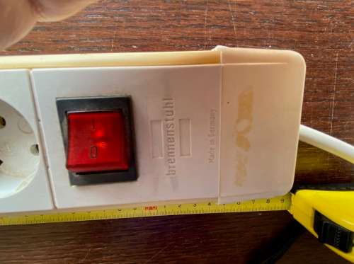 Brennenstuhl 3m 10 Socket Type F - German Schuko Extension Lead, 230 V, white,multiplug