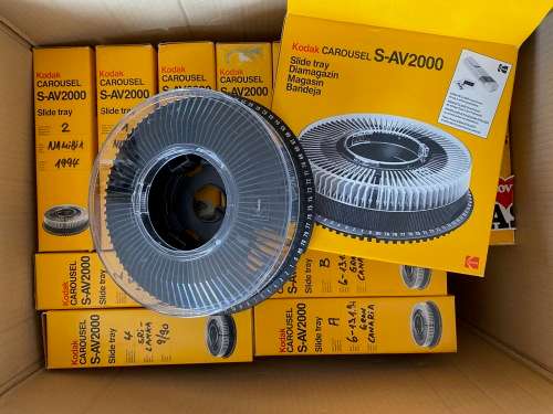 Kodak S-AV 2000 Projector Slide Tray / Magazine LOT F  (Lot of 13 trays)