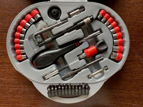 Portable Repair Tool Set Chrome Vanadium screwdriver bits