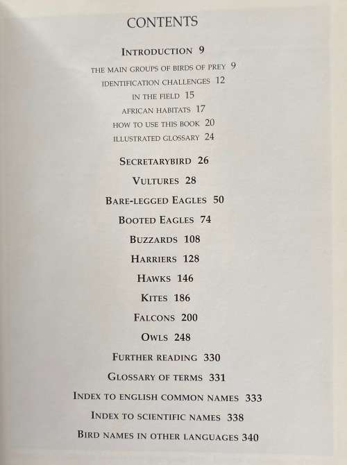 Sasol, Bird of Prey of Africa and its Islands, Alan &Meg Kemp,1998, english