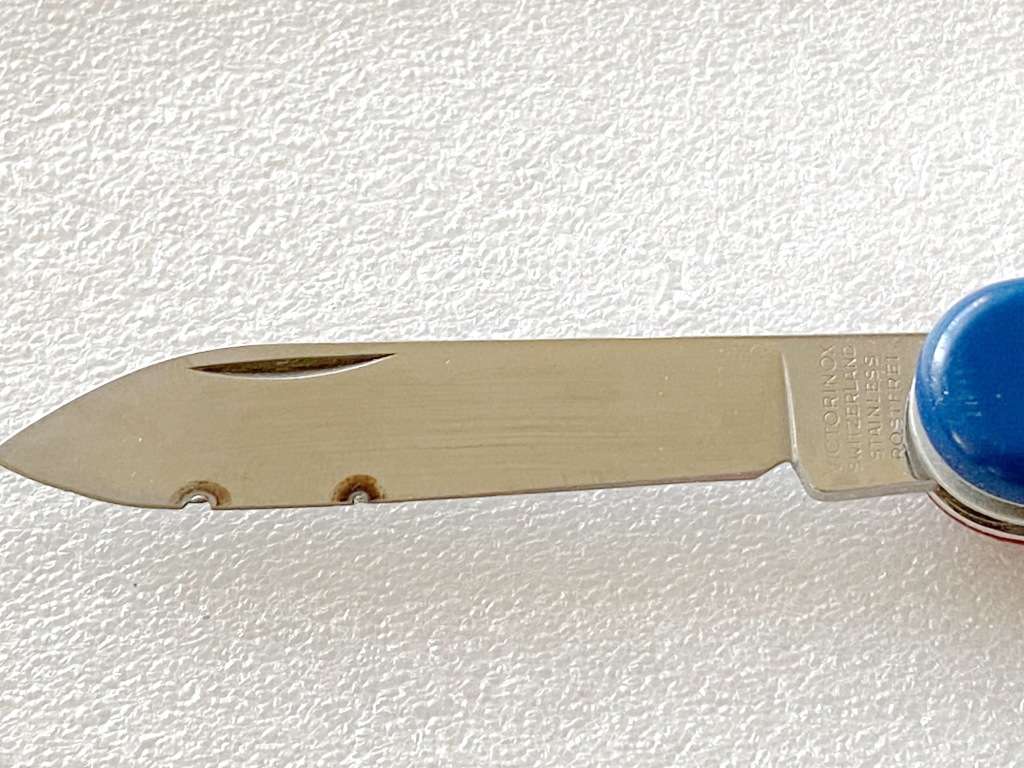 Victorinox Officier Suisse , blue and red cover, vintage pocket knife,Switzerland, collectors item