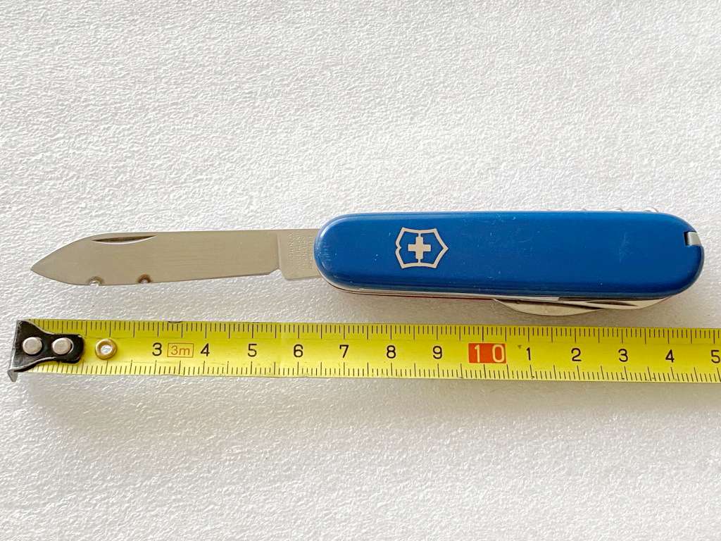 Victorinox Officier Suisse , blue and red cover, vintage pocket knife,Switzerland, collectors item