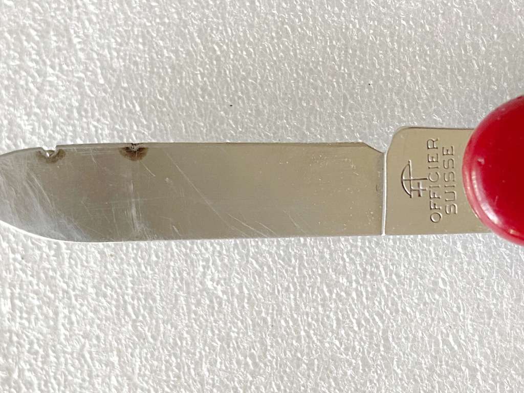 Victorinox Officier Suisse , blue and red cover, vintage pocket knife,Switzerland, collectors item