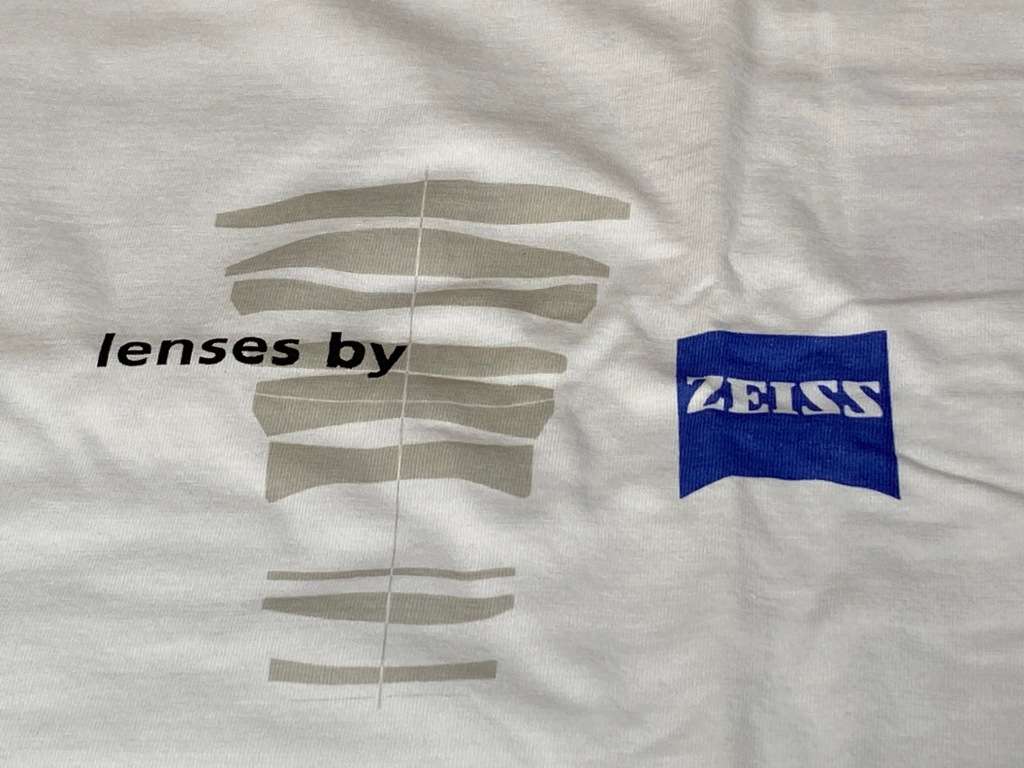 Zeiss T-Shirt white,still new,size XL ,Germany,vintage,collectors item