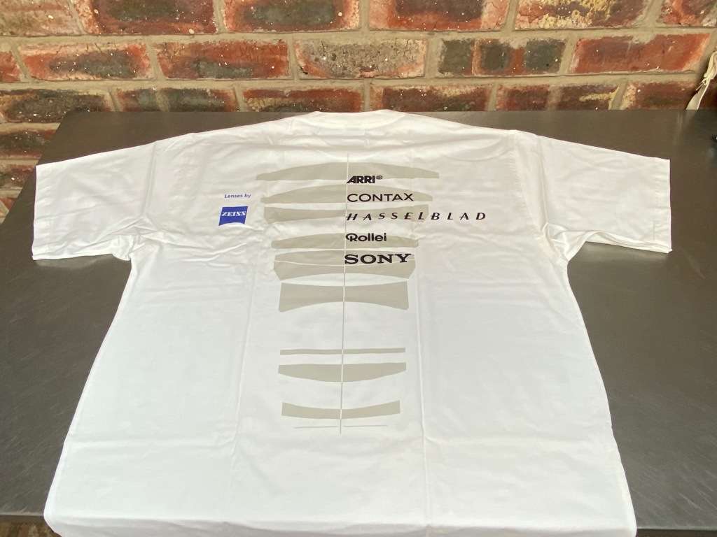 Zeiss T-Shirt white,still new,size XL ,Germany,vintage,collectors item