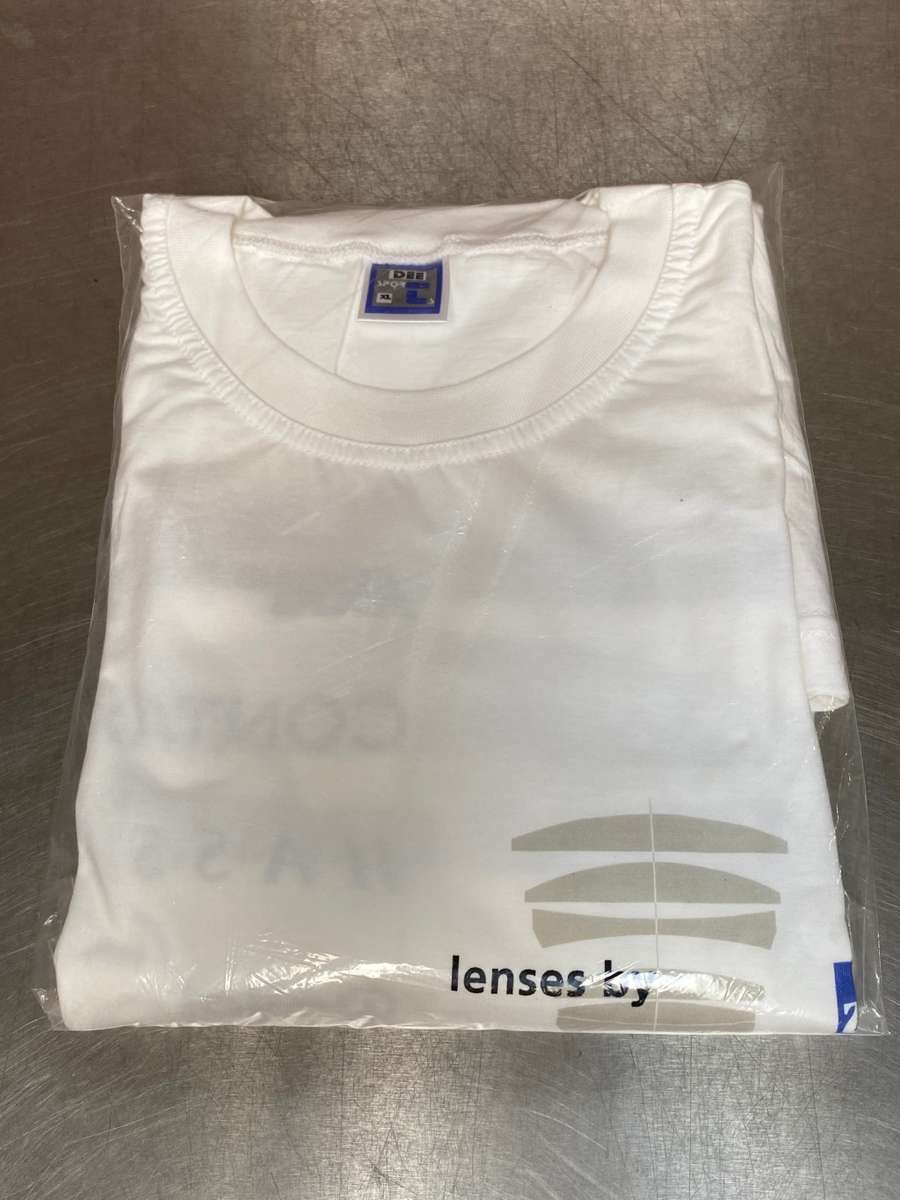 Zeiss T-Shirt white,still new,size XL ,Germany,vintage,collectors item