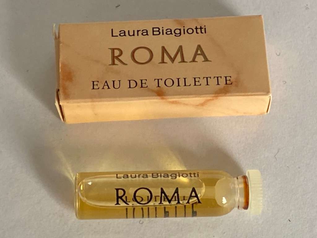 Laura Biagiotti Roma Eau de Toilette, Probe / test bottle, rare, Vintage,Collectors item