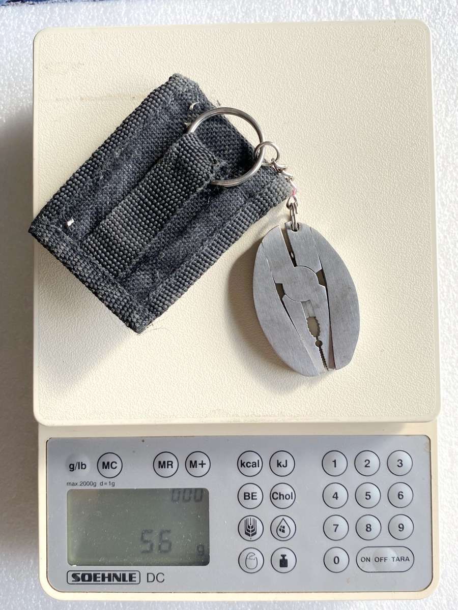 Mini Multi Pocket Tool, stainless steel, vintage