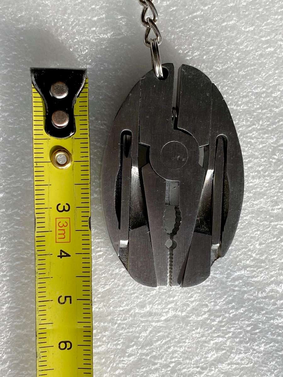 Mini Multi Pocket Tool, stainless steel, vintage