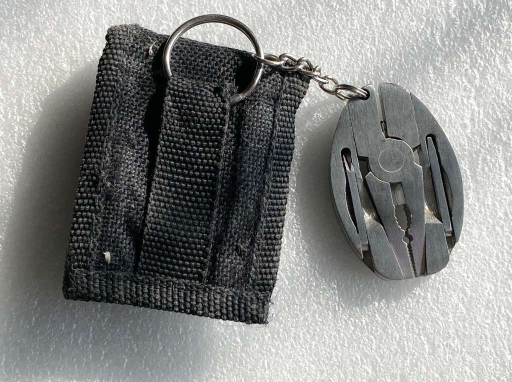 Mini Multi Pocket Tool, stainless steel, vintage