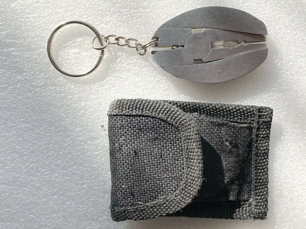 Mini Multi Pocket Tool, stainless steel, vintage