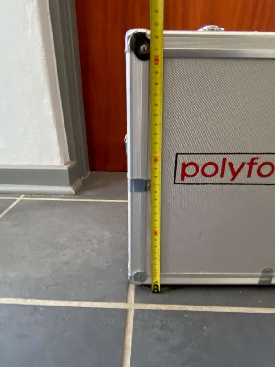 Aluminium Case, 40cmx31cmx14cm, briefcase, for Video or Photo Camera, from Germany, with brand on