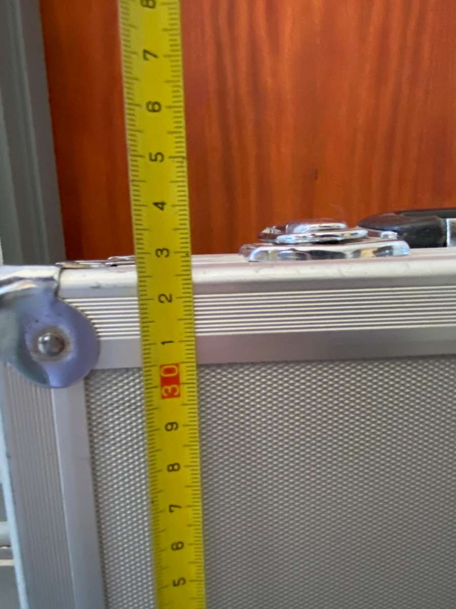 Aluminium Case, 40cmx31cmx14cm, briefcase, for Video or Photo Camera, from Germany, with brand on