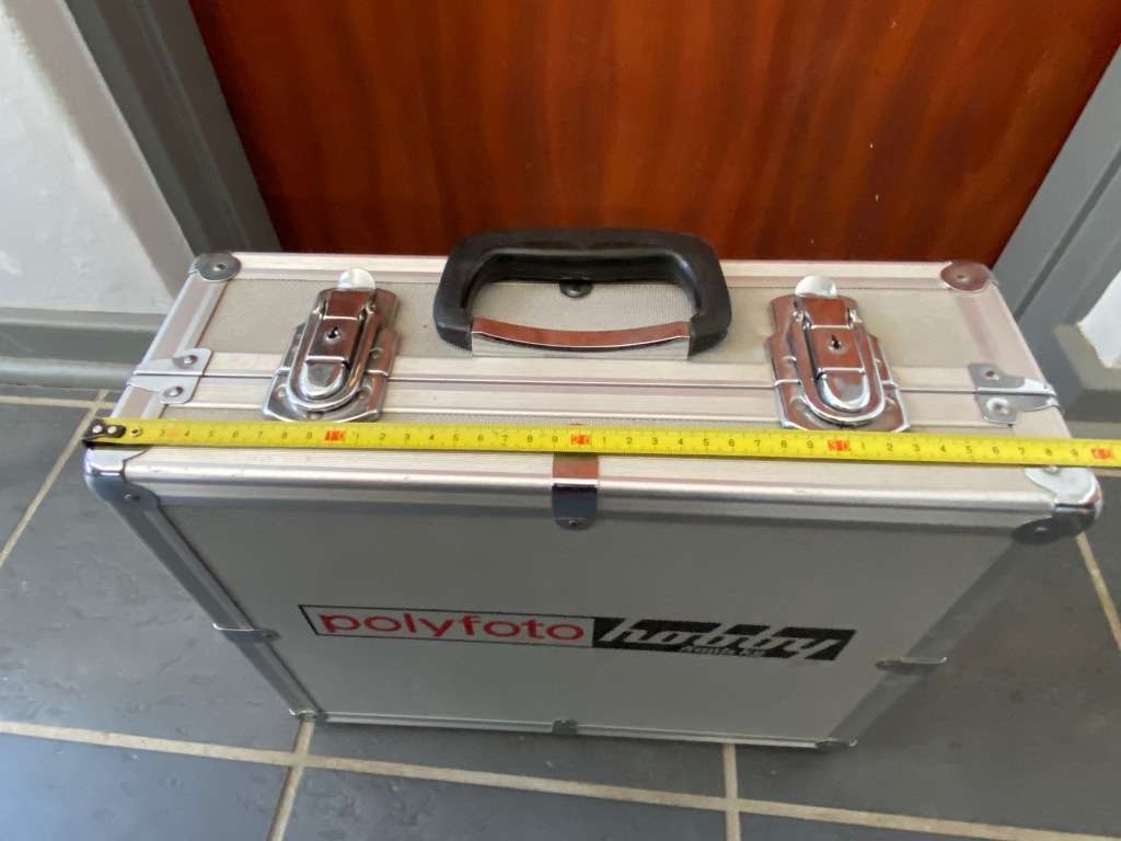 Aluminium Case, 40cmx31cmx14cm, briefcase, for Video or Photo Camera, from Germany, with brand on