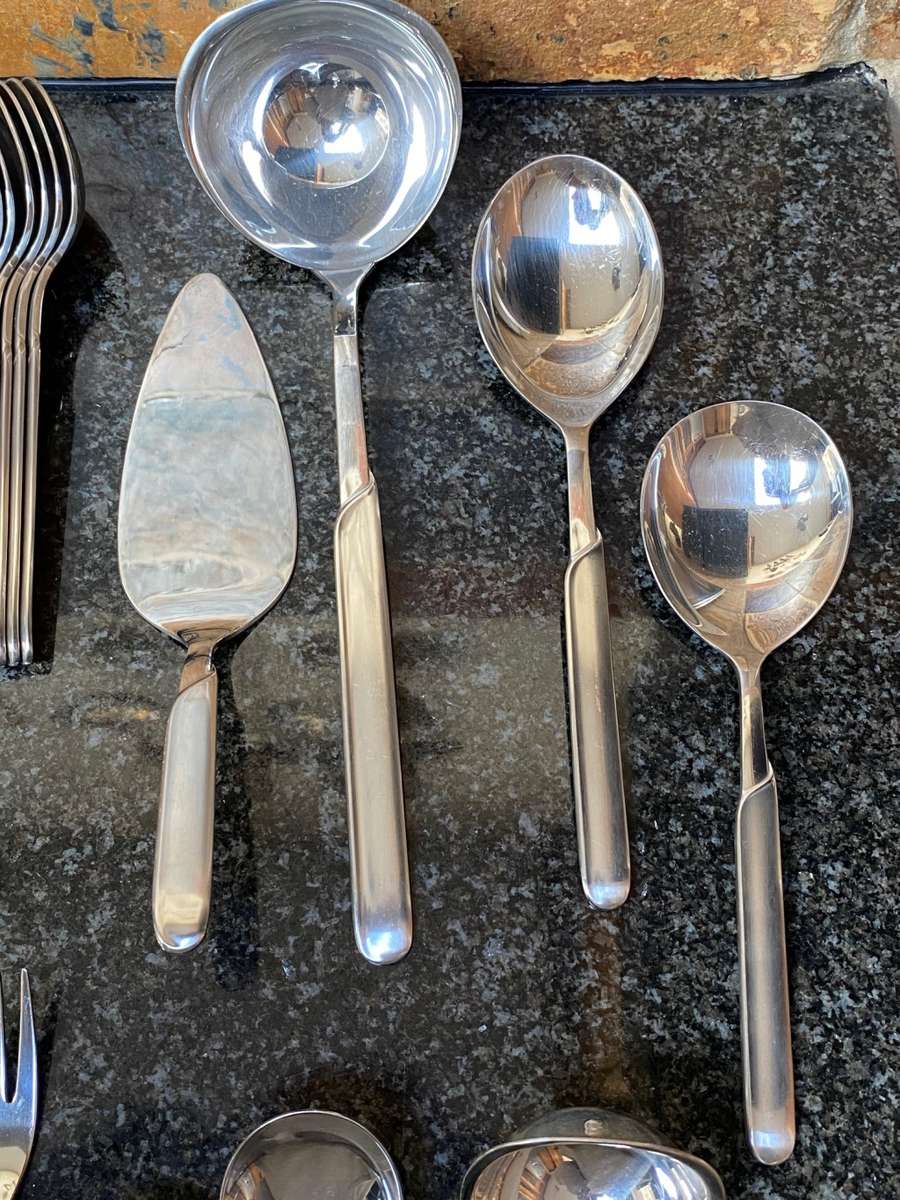 WMF Cromargan Lot: Model ONDA ,vintage, from Germany, collectors item, 68 items/pieces