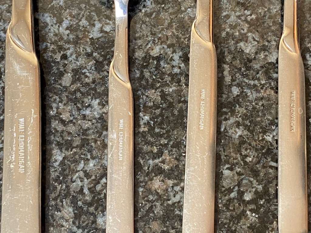 WMF Cromargan Lot: Model ONDA ,vintage, from Germany, collectors item, 68 items/pieces