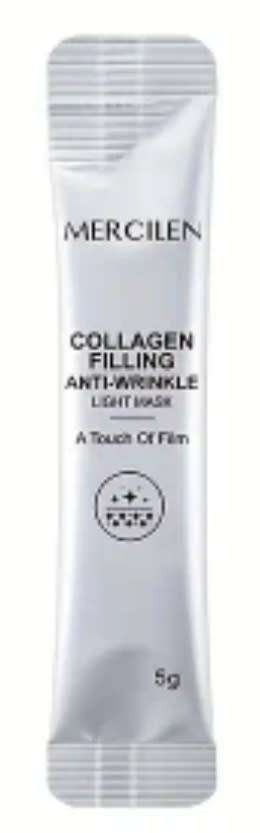 Collagen thin film facial mask