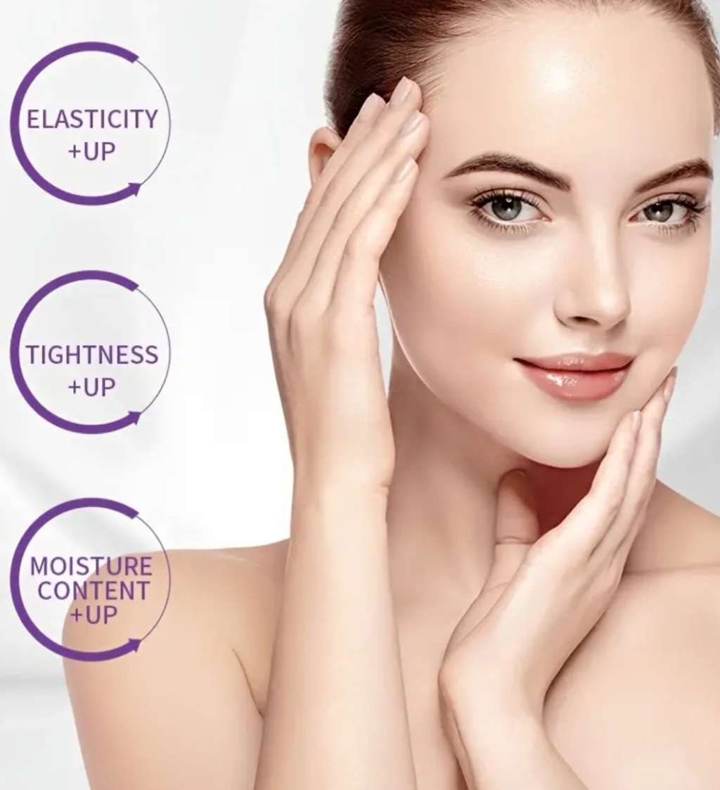 Collagen thin film facial mask