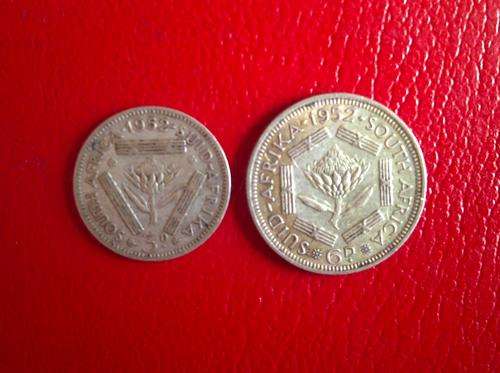 ***RARE GOOD CONDITION*** 1952 6D & 3D set
