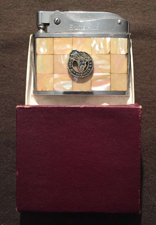 Old Lighter from Table Mountain with Mother of Pearl inlay