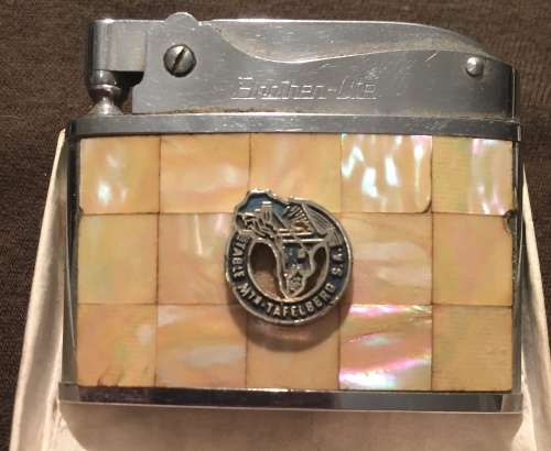 Old Lighter from Table Mountain with Mother of Pearl inlay