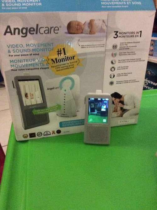 Angelcare baby video and sound monitor in box