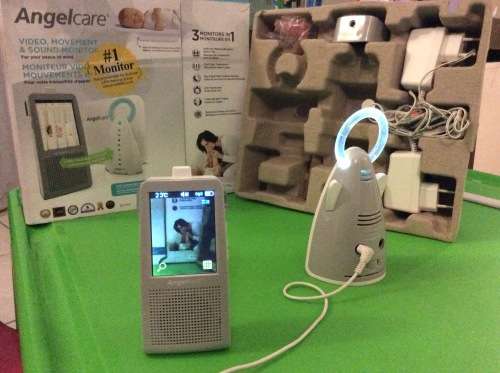 Angelcare baby video and sound monitor in box