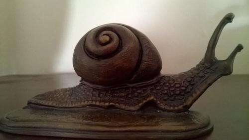 Solid Bronze Snail Ornament no 6 of 200 - Beautiful