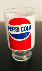 1980`s Pepsi Glass Huge