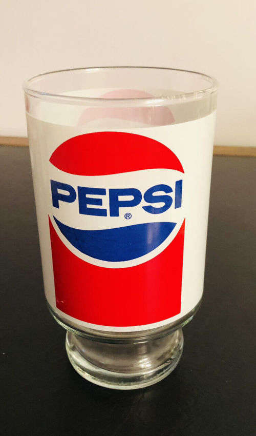 1980`s Pepsi Glass Huge
