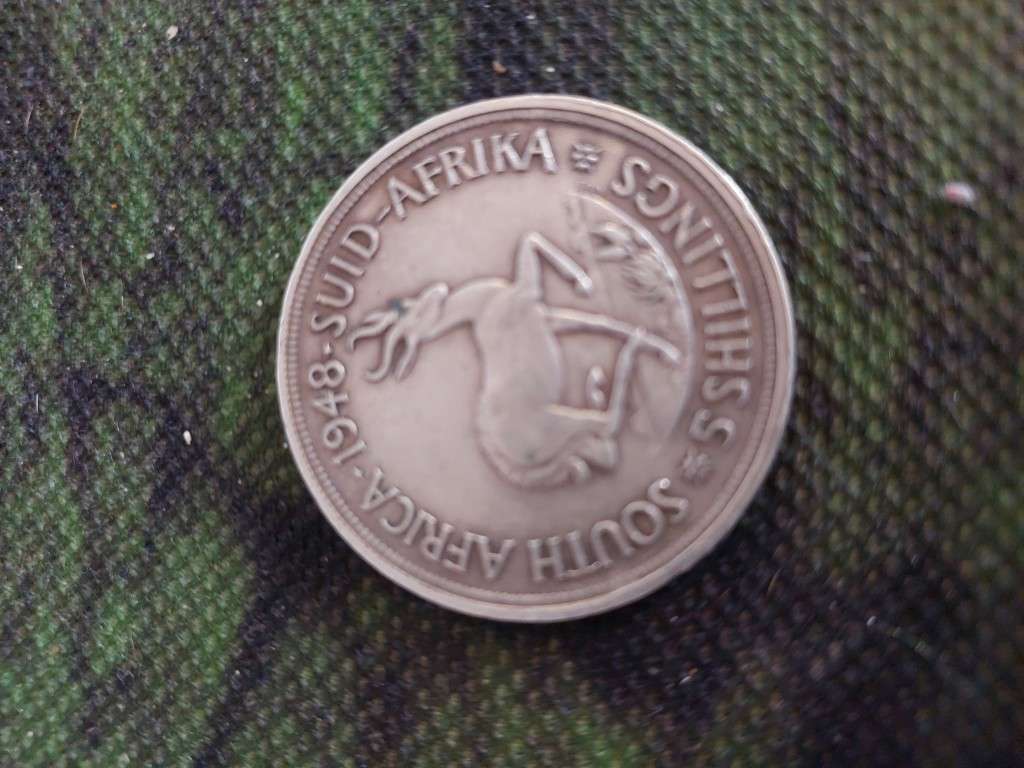 SA 1948 5 Shillings Silver