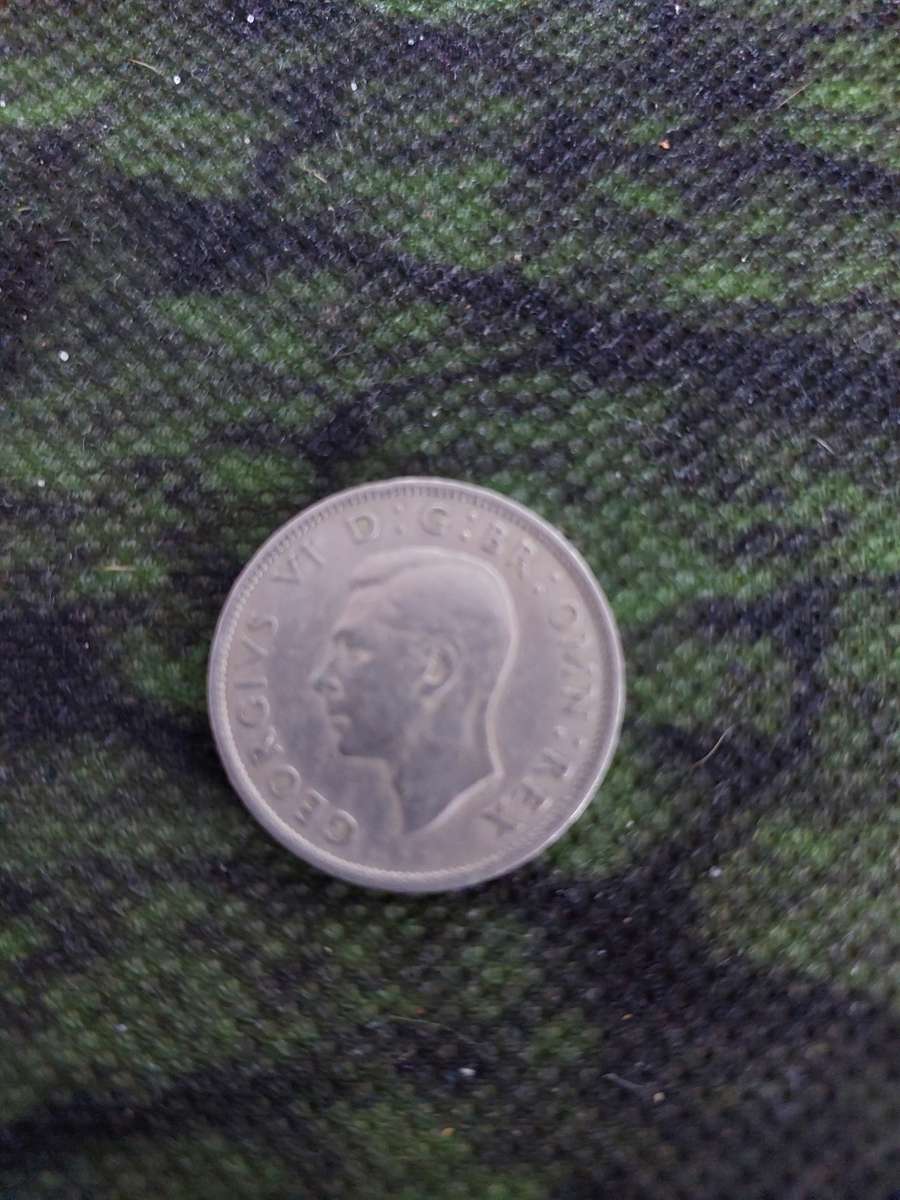 2 x 1948 George Rex 2 Shillings