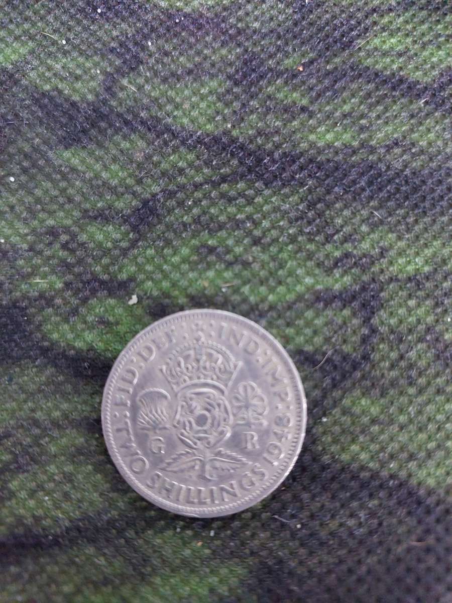 2 x 1948 George Rex 2 Shillings