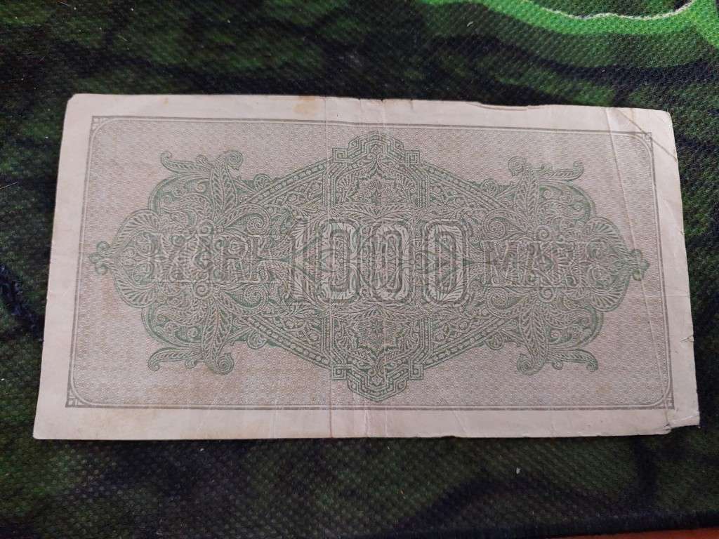 Reichsbanke 1000 FR - Very Old