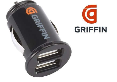 Griffin Powerjolt Micro Dual Universal USB 12v Car Charger + Apple USB Cable