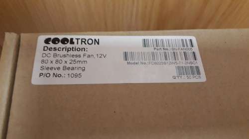 80mm Desktop Fan (Cooltron)