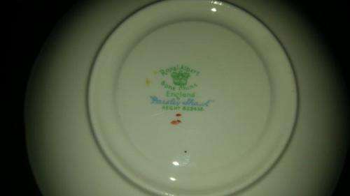 Charming Royal Albert Bone China Paisley Shawl design saucer