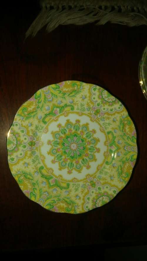 Royal Albert "Paisley Shawl" design cake/side plate