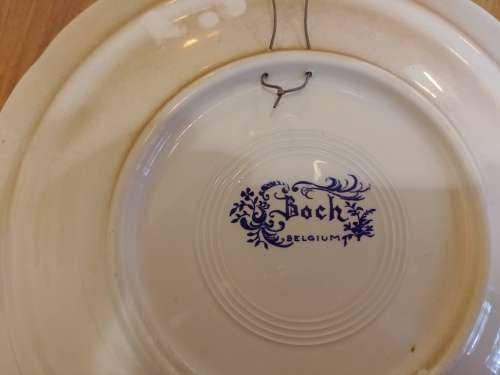 Medium-sized Boch Decorative Blue Delfts Wall Plate