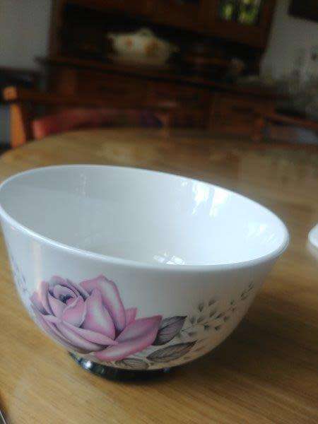 "Fair lady" Queen Anne bone china cake plate and sugar bowl