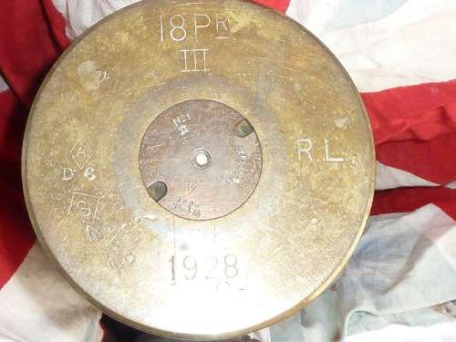 Trench art WW-1 90mm Cannon shell