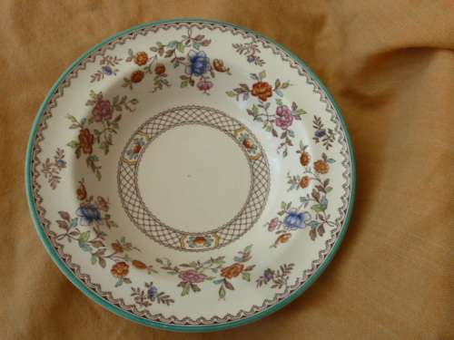 Spode's "Royal Jasmine"Pudding Bowl,  Very Scarce